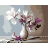 ZUTY Maľovanie podľa čísel - MAGNÓLIE 4 Rámovanie: vypnuté plátno na rám, Rozmer: 80x100 cm