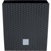 Prosperplast Rato Low Kvetináč 26,2 x 26,2 x 26,6 cm, antracit