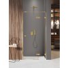New Trendy Avexa Gold Shine XR sprchové dvere 90 cm výklopné zlatá lesklá/priehľadné sklo EXK-6739