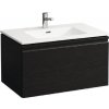 Laufen Pro S - Skrinka s umývadlom, 80x50 cm, farba wenge H8609634231041