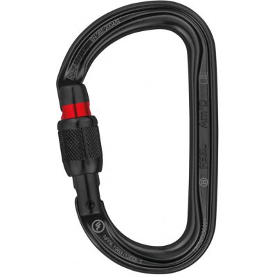 karabína PETZL AM´D SCREW-LOCK Black