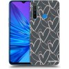 Picasee silikónový čierny obal pre Realme 5 - Veľa lásky