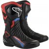boty S-MX 6 HONDA kolekce, ALPINESTARS (černá/červená/modrá/bílá, vel. 44)