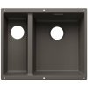Blanco Subline 340/160 Silgranitový drez, 53x40 cm, drez vpravo, sivá vulkán 527811