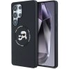 Karl Lagerfeld Liquid Silicone K&CH Heads MagSafe Zadní Kryt pre Samsung Galaxy S25 Ultra Black