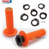 Torc1 DEFY LockOn gripy 1/2waffle soft 4T, oranžová