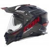 NOX prilba N312 Vapor 2025 čierna, modrá, červená, veľkosť XL