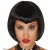 Guirca parochňa krátke vlasy čierna s ofinou
