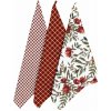 Forbyt Utierky Gardena bordó Varianta: Utěrky Gardena bordó 45x70 cm 3 ks