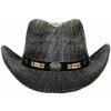 FOX Outdoor klobúk slamený TEXAS ČIERNY
