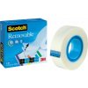 3M 811 Scotch Removable Magic, snímateľná kancelárska páska, popisovateľná, neviditeľná na papieri, 19 mm x 33 m