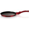 Panvica na palacinky s mramorovým povrchom 25 cm Berlingerhaus Metallic Line Burgundy BH-1272N