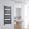 Zehnder Zeta - antracitový rebríkový radiátor 1600 x 600 mm