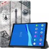 VSETKONAMOBIL 20125 ART Zaklápací kryt Lenovo Tab M10 Plus (TB-X606F / ZA5T0081CZ / ZA5V0206CZ) EIFFEL TOWER