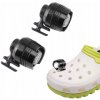 2X VODOTESNÉ LED SVETLÁ DO TOPÁNOK CROCS LAMPY 3 REŽIMY ČIERNE
