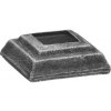 PSG Rozeta pre kovaný plot, bránu, zábradlie a mreže 44.122, 60x60 x 20 mm, otvor 25,5 x 25,5 mm