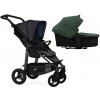 TFK Mono4 2v1 Premium Black Combi carrycot + Seat unit Nenafukovacie kolesá (s výplňou) Hlboká vanička Olive