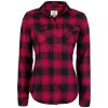 Brandit Amy dámska košeľa, červeno čierna - 5XL