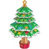 woodcraft drevené 3D puzzle vianočný stromček