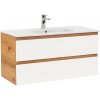 Spodná skrinka Vario Forte 100 s umývadlom dub-biela