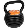 Rebel RBA-2324-9 Liatinová činka s automatickým nastavením hmotnosti 2,3 - 9 kg, čierna