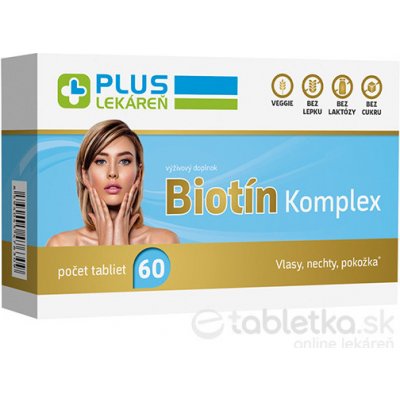 PLUS LEKÁREŇ Biotín Komplex 60 tabliet od 4,62 € - Heureka.sk