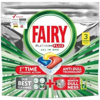Jar kapsule Fairy Platinum Plus All in One Lemon 3 ks od 0,79 € - Heureka.sk