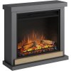 Tagu elektrický krb Hagen Solid Grey, 1500 W, LED