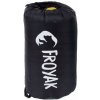 Turistický spací vak Froyak XL ČIERNY 200x80 s možnosťou spojenia + taška