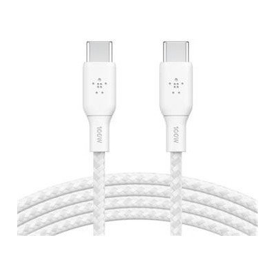 Belkin CAB014bt3MWH USB-C na USB-C, 100W, 3m, bílý