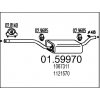 MTS Stredný tlmič výfuku 01.59970
