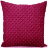 Obliečka na vankúšik mikroplyš 40X40 cm, farba Fuchsie