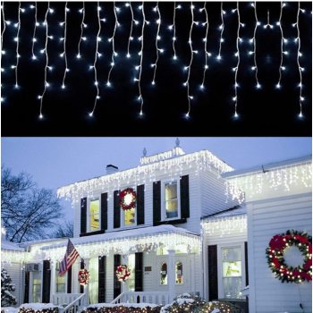 ProfiLED vonkajšie vianočné osvetlenie domu cencúle studená biela 6,6m  202led 2,5w BLZ660 od 25,8 € - Heureka.sk