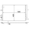 MAHLE Kondenzátor, klimatizace BEHR AC 693 000S
