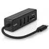 Nedis CCGB64785WT01 - USB hub| 1x USB-C™ | 1x USB-C™ / 2x USB 2.0 A Female | 3 Porty port(s) | Napájení z USB