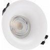 SPECTRUM - FIALE V BASIC zapustené kruhové svietidlo GU10 IP20 Ø86x41mm 250V - Biele