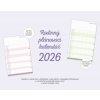 Rodinný plánovací kalendář 2026 - prázdný - Kolektiv Autorů