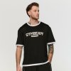 GymBeam Tričko Oversized Varsity Black M
