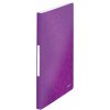 Leitz Katalógová kniha WOW - A4 40 vreciek purpurová