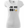 Je mi 60 pivo - Dámske tričko Pure - L ( Biela )