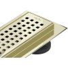 Mexen Flat M08 nerezový sprchový žľab 90 cm, zlatá, 1525090-15
