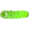 Silikónová fajka Love Urban Crew 12 cm Farba: Zelená