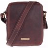 Sendi Design pánska kožená taška cez rameno Sendi SD 52005 koňakovo hnedá