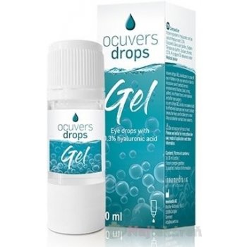 Ocuvers drops Gel očné kvapky na báze hyaluronátu sodného 0,3% 10 ml