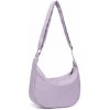 Miss Lulu dámska Casual Crossbody látková taška - fialová