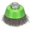 Bosch Miskovitá kefa pre uhlové brúsky ušľachtilá oceľ zvlnený drôt 65 mm hrúbka 0,3 mm 2608622061