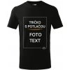 Detské tričko s potlačou Čierna 4 roky (110cm)