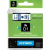 Dymo dymo d1 páska pro tiskárny Blue text na bílém pozadí 19 mm x 7 m