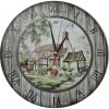SENTOP Nástenné hodiny z dreva Chalúpka - HORNET 3132 HDFK003 fi 30 cm analógové