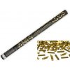 Konfety 80cm -ZLATÉ METALICKÉ- Silvester